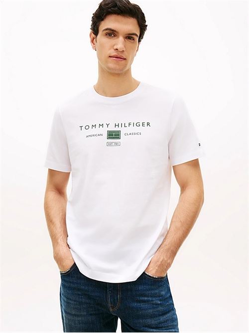brand love mono stack tee TOMMY HILFIGER | MW0MW42365YBR